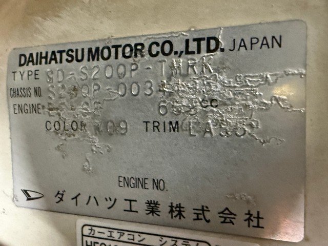 Daihatsu Hijet Truck 2000